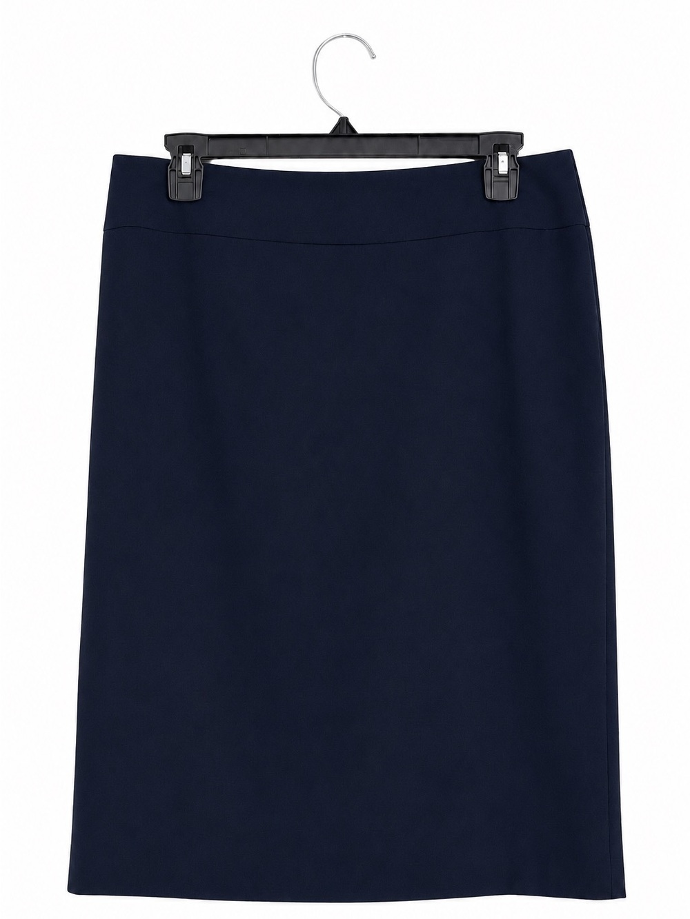 Talbots Navy Blue Pencil Skirt Womens 10 Lined Career Office Classic
